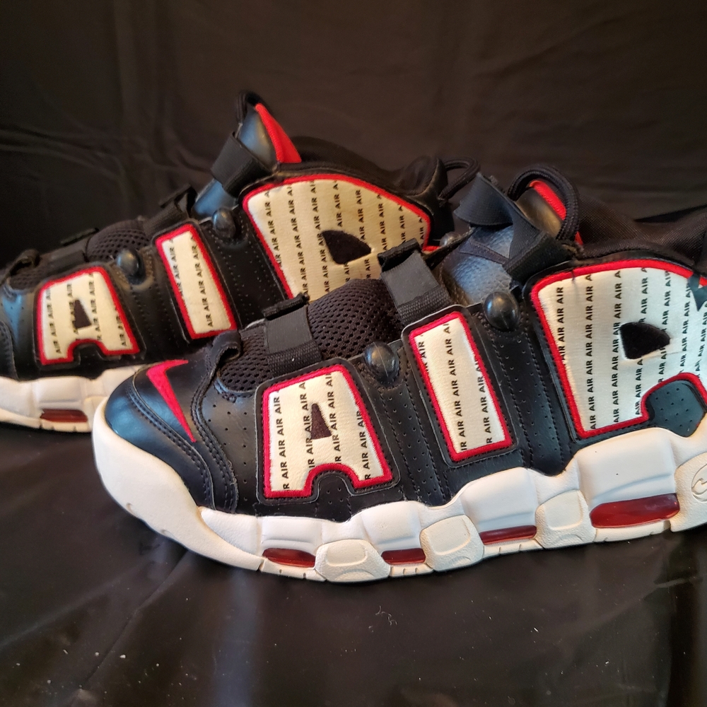 Kids Black and Red Sneakers